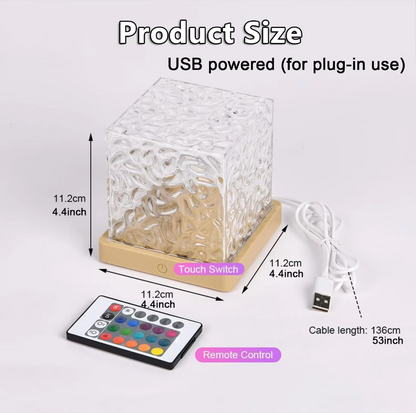 Water Ripple Projector Night Light