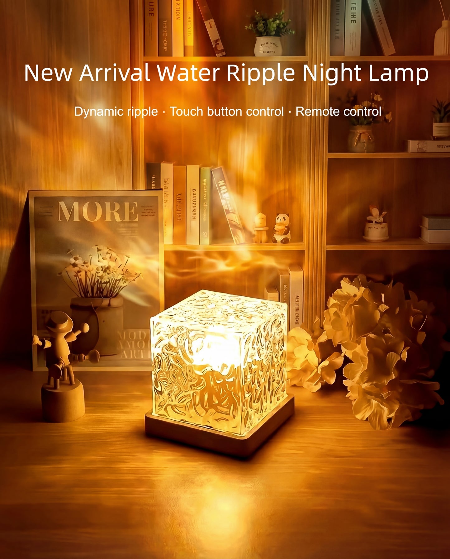 Water Ripple Projector Night Light