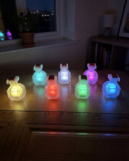 MC Mini Colour Changing Potion Bottle Night Light