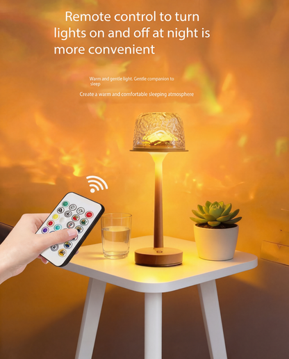 LED Water Ripple Desk Lamp