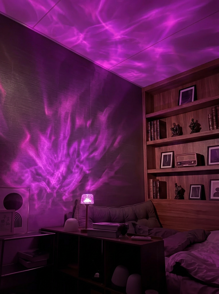 LED Water Ripple Desk Lamp