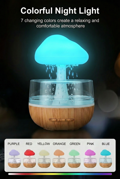 Rain Cloud Humidifier Led Night Light