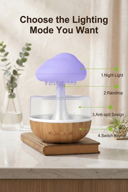 Rain Cloud Humidifier Led Night Light