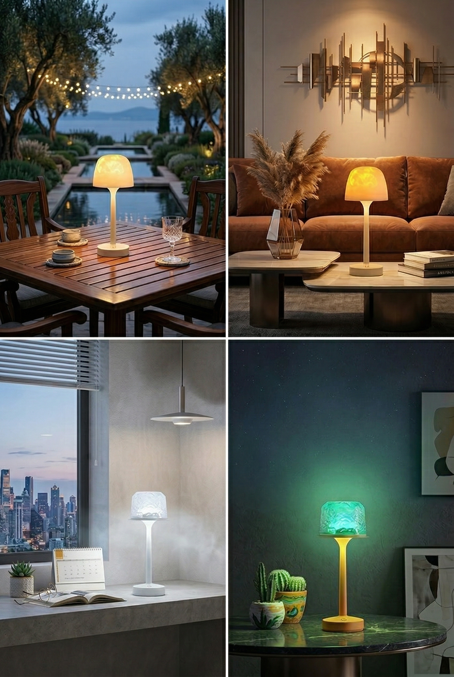 LED Water Ripple Desk Lamp