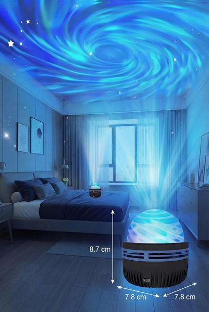 LED Fantasy Swirl Galaxy Projector Light